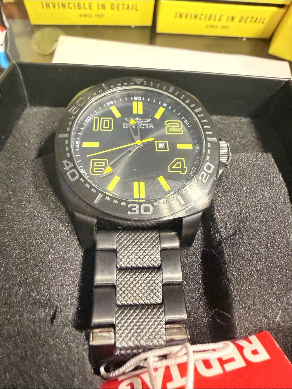 Invicta Speedway 46888 Quartz Black w/Black Dial 46 mm Men's Watch